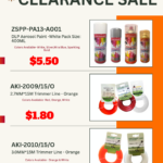 Trimmer Line and Paint