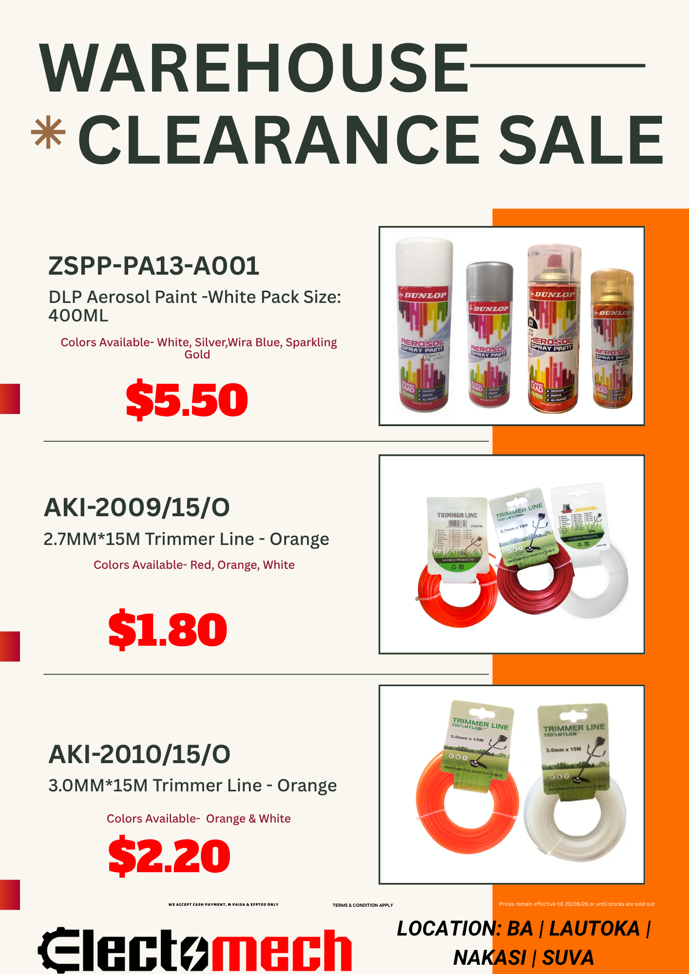 Warehouse-7 Trimmer Line and Paint - Image 1