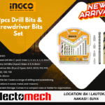 19pcs Drill Bits & Screwdriver Bits Set