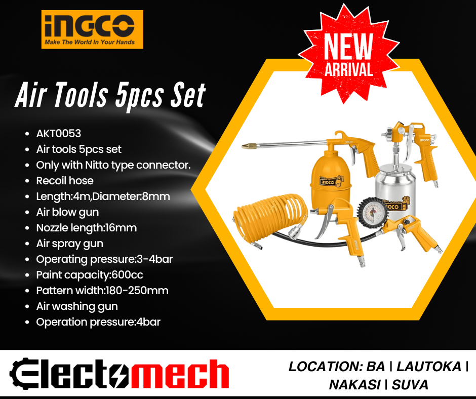 new arrival - AKT0053 Air Tools 5pcs Set - Image 1
