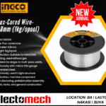 Flux-Cored Wire- 0.8mm (1kg/spool)