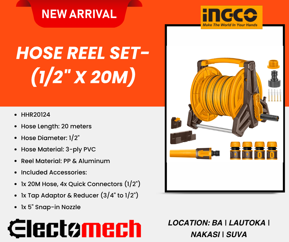 new arrival - HHR20124 Hose Reel Set-(1/2" x 20m) - Image 1