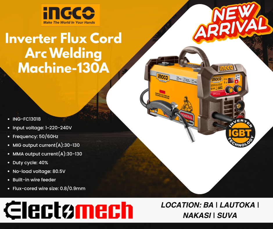 new arrival - ING-FC13018 Inverter Flux Cord Arc Welding Machine-130A - Image 1