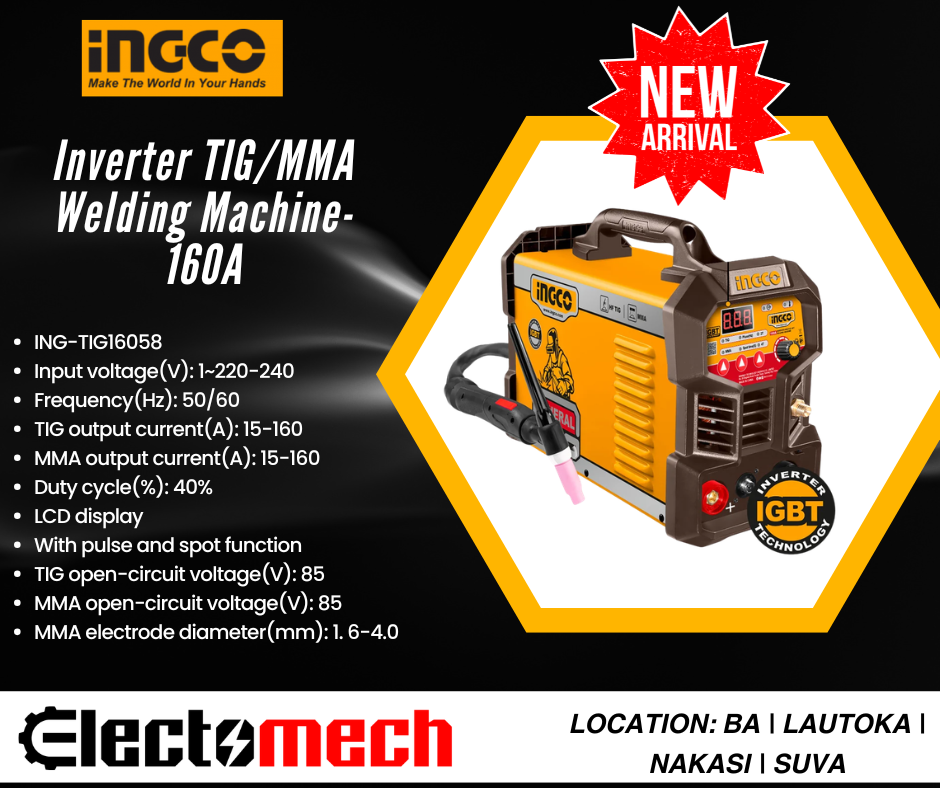 new arrival - ING-TIG16058 Inverter TIG/MMA Welding Machine-160A - Image 1